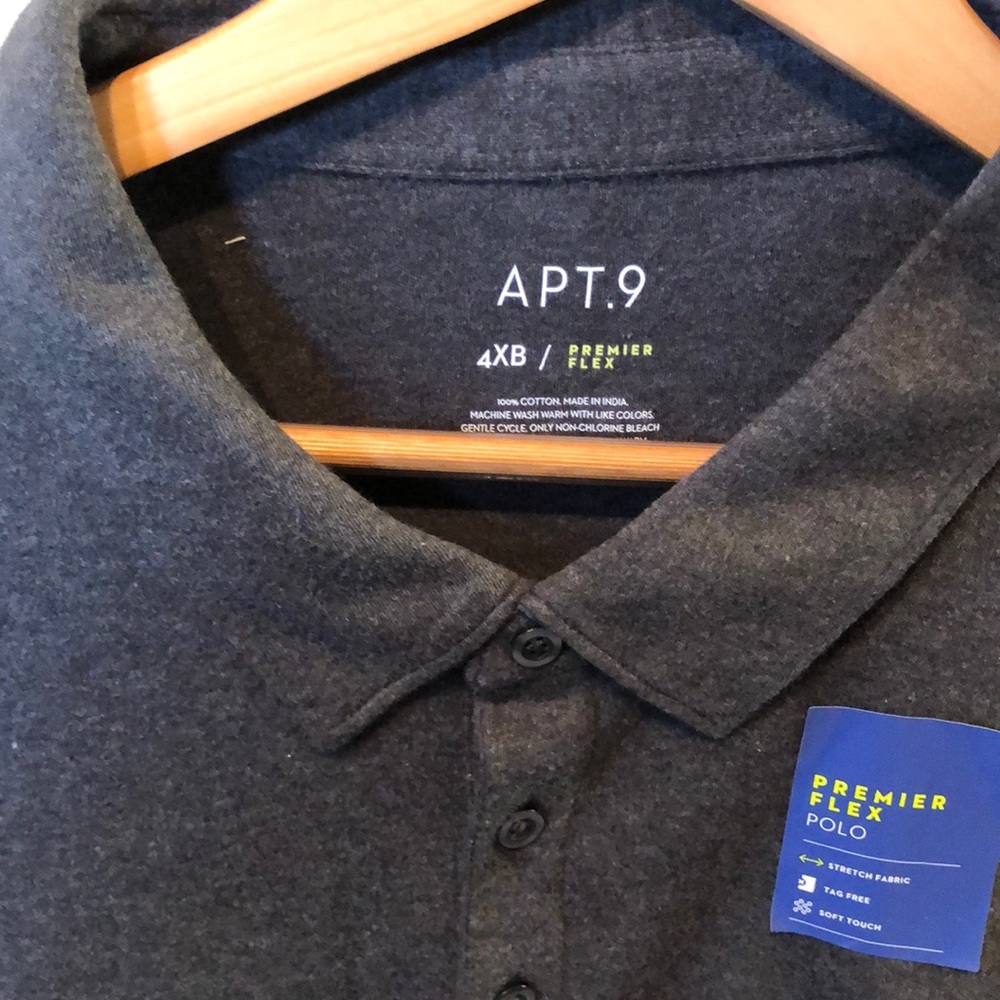 Apt 9 Men’s Polo Shirt 4XB NEW